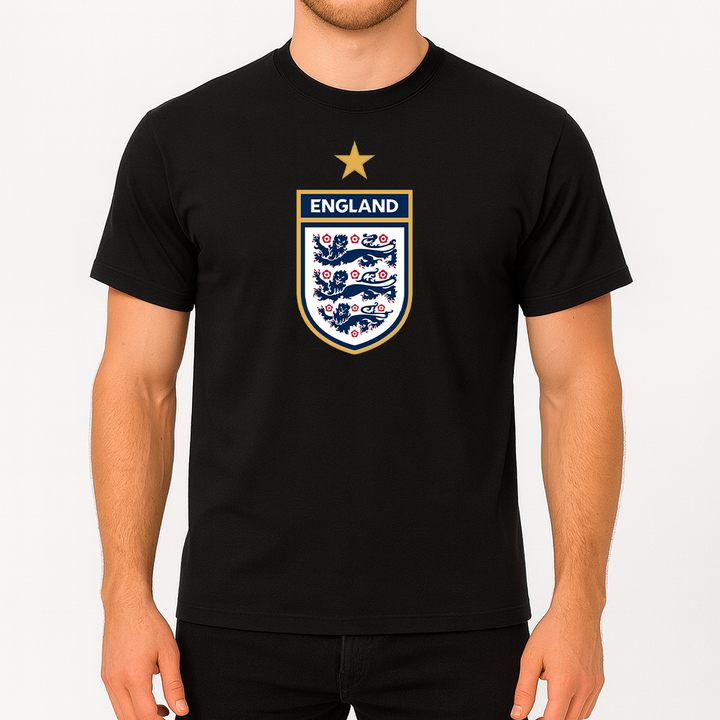 Men's England National Soccer Team Cotton T-Shirt