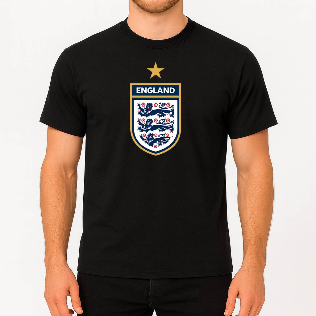 Men's England National Soccer Team Cotton T-Shirt
