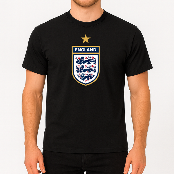 Men's England National Soccer Team Cotton T-Shirt