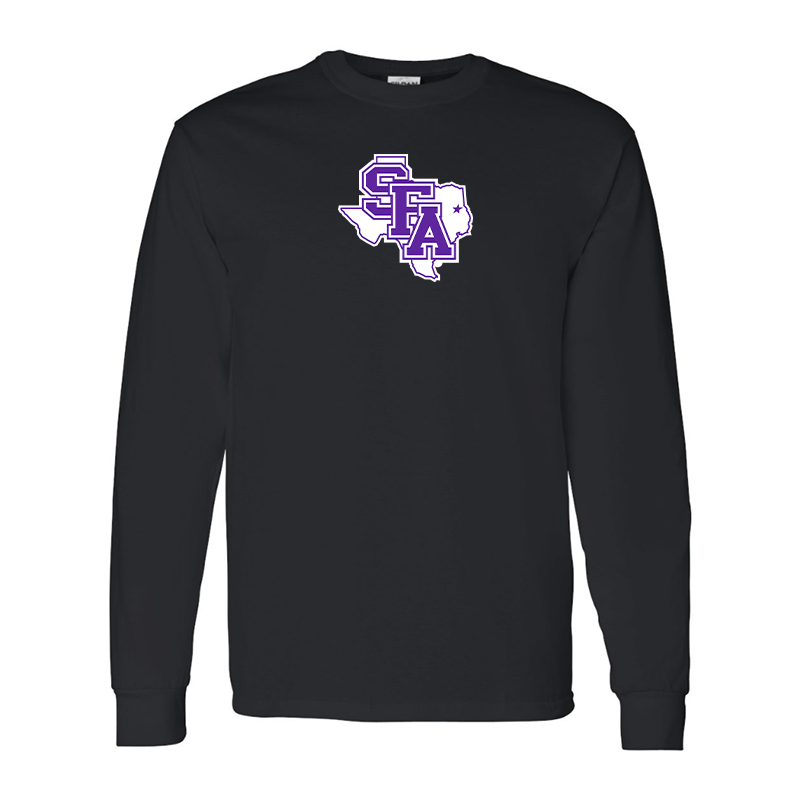 Men's Stephen F. Austin Lumberjacks  Gildan Heavy Cotton Long Sleeve T-Shirt