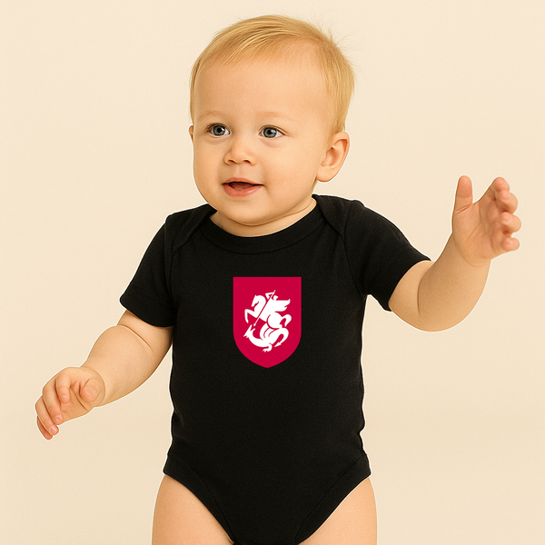 Georgia National Soccer Team Baby Romper Onesie