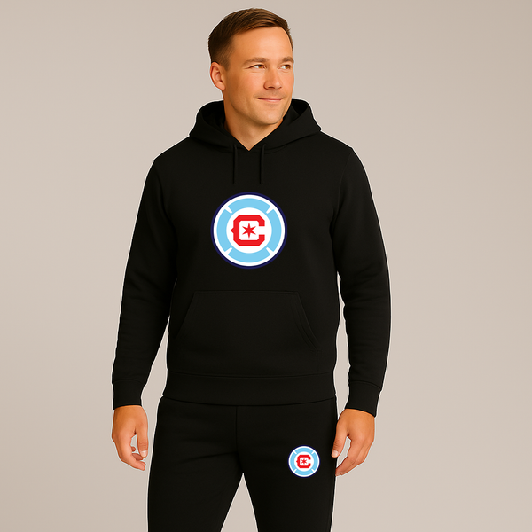Men's Chicago Fire Soccer Hoodie Joggers Set