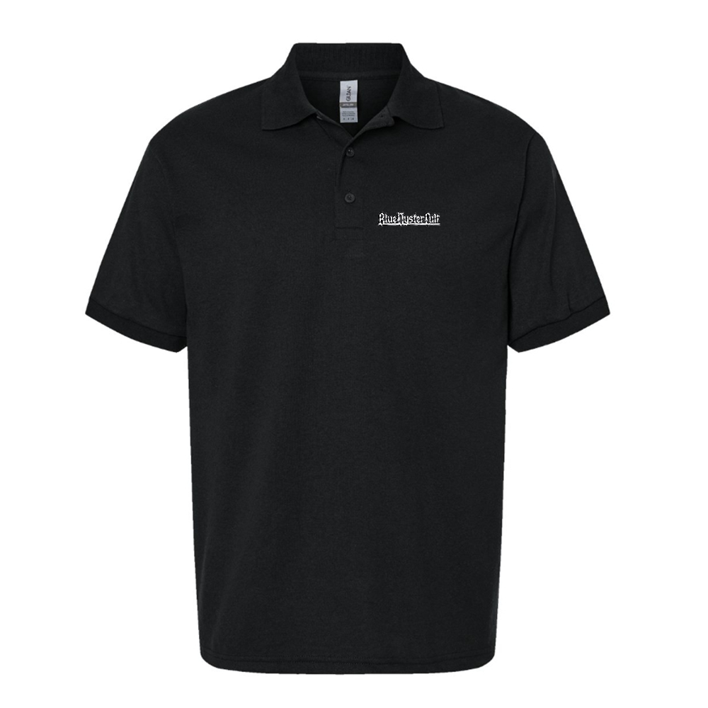 Men's Blue Öyster Cult Dry Blend Polo - Black