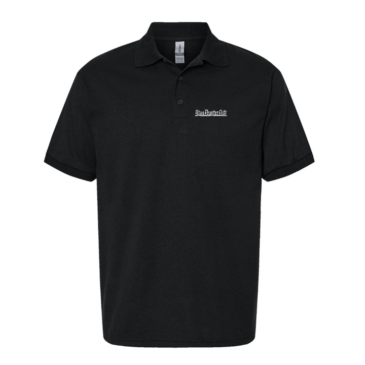 Men's Blue Öyster Cult Dry Blend Polo - Black