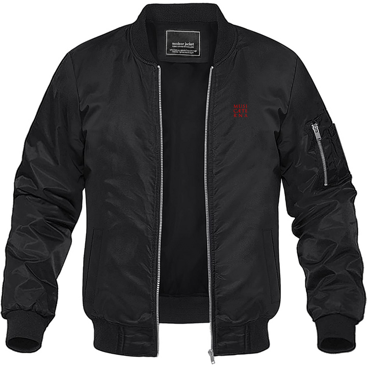 Men's Music Aeterna Logo Lightweight Bomber Jacket