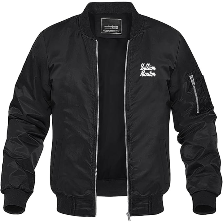 Men's De Dion Bouton Logo Lightweight Bomber Jacket