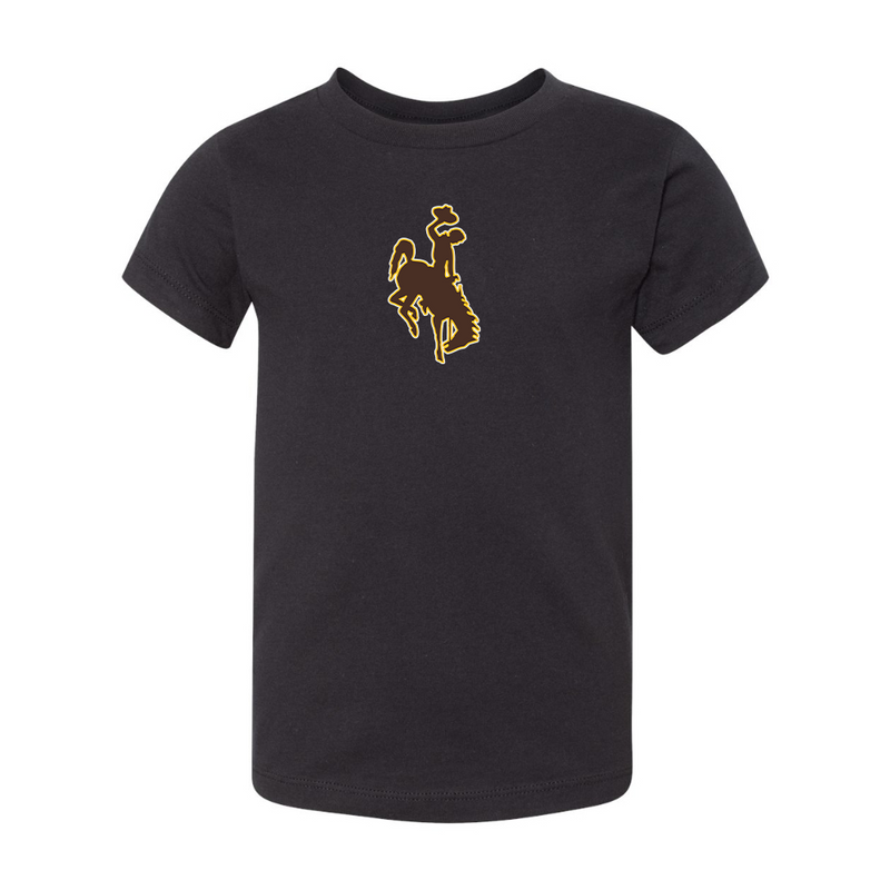 Wyoming Cowboys BELLA  CANVAS Toddler Jersey Tee