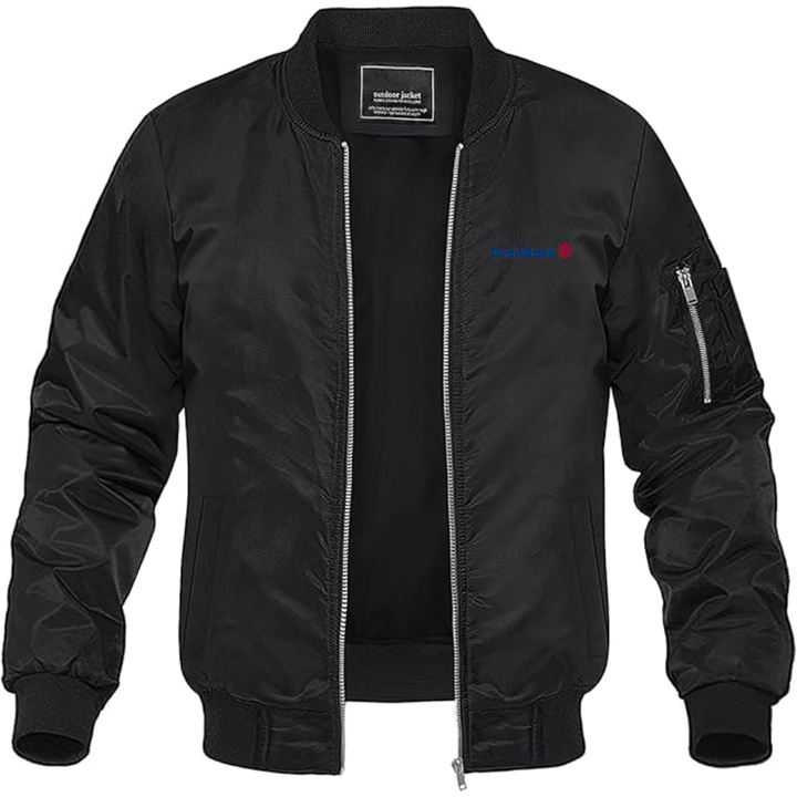 Men's DenizBank Logo Lightweight Bomber Jacket