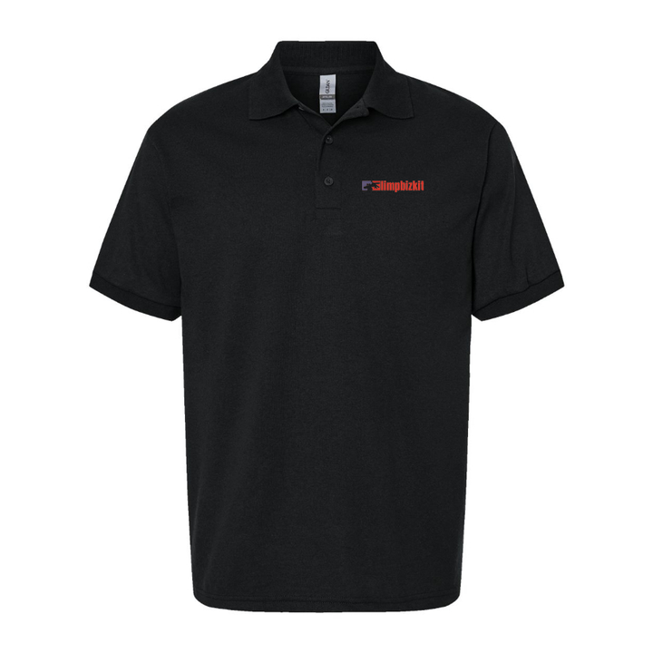 Men's Limp Bizkit Logo Dry Blend Polo - Black