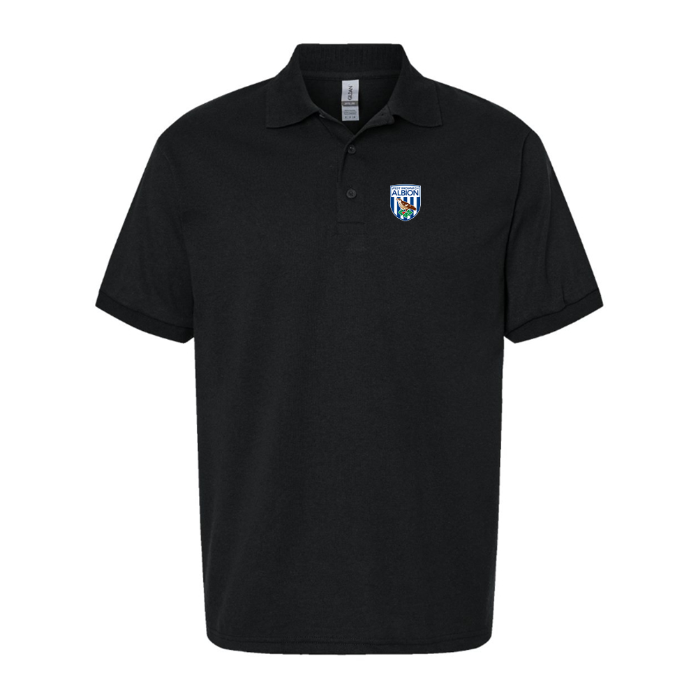 Men's West Bromwich Albion Soccer Dry Blend Polo - Black
