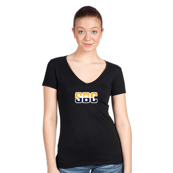 Women's Sun Belt Conferencer  Next Level V-Neck T-Shirt