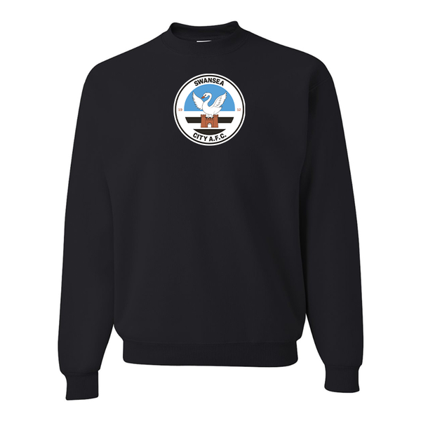 Men's Swansea City Soccer  JERZEES NuBlend Crewneck Sweatshirt
