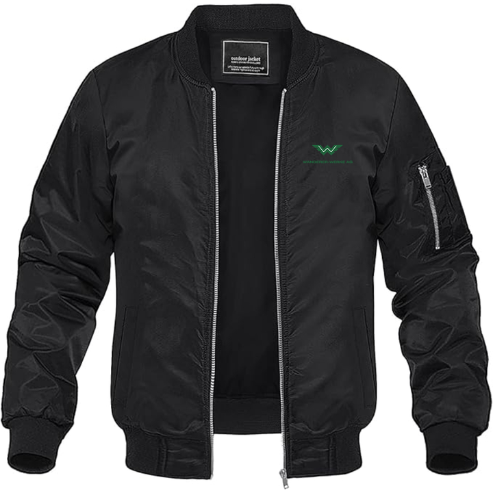Men's Wanderer Werke Logo Lightweight Bomber Jacket