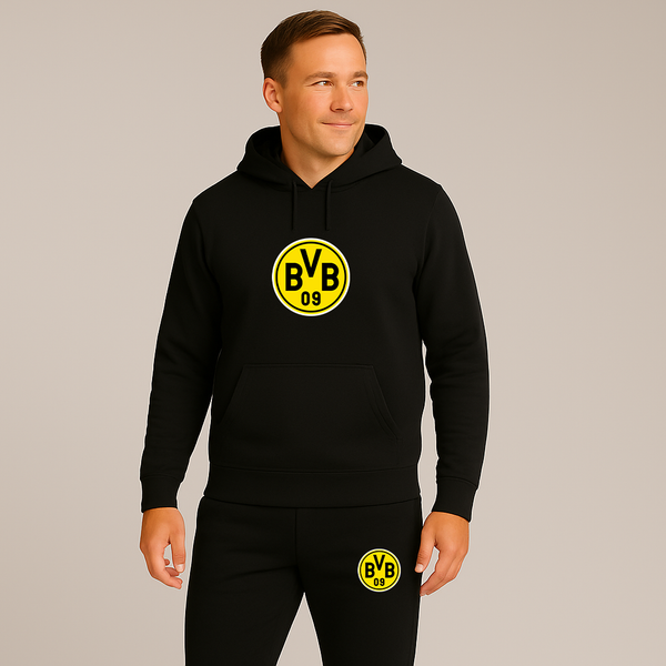 Men's Borussia Dortmund BVB FC Hoodie Joggers Set