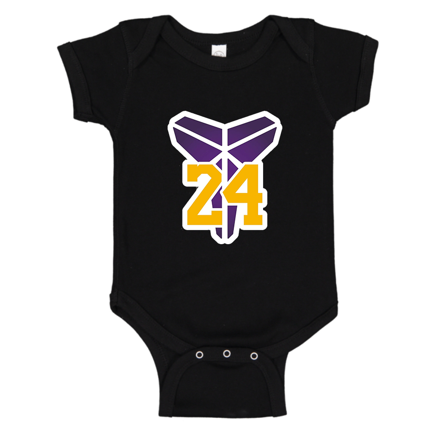 Kobe Bryant Mamba 24 Baby Romper Onesie