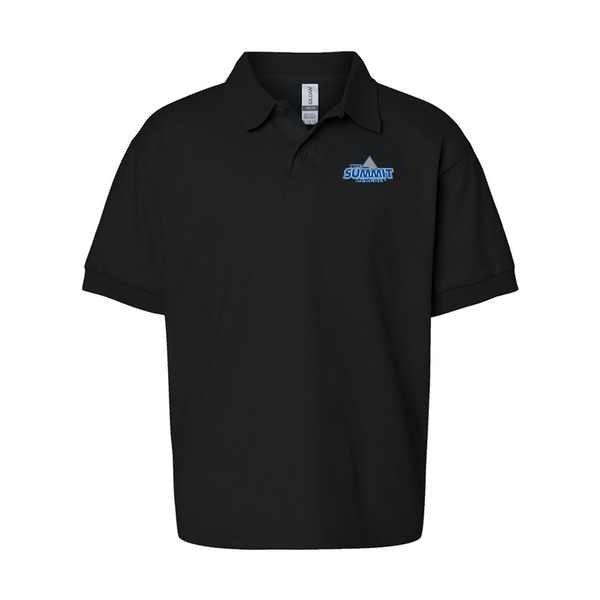 Youth The Summit League Gildan Dry Blend Jersey Polo