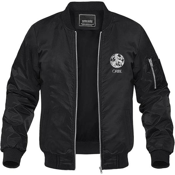 Men's Oribe   Lightweight Bomber Jacket Windbreaker Softshell Varsity Jacket Coat