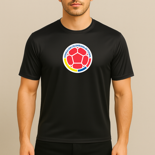 Men's Colombia National Soccer Team Polyester T-Shirt
