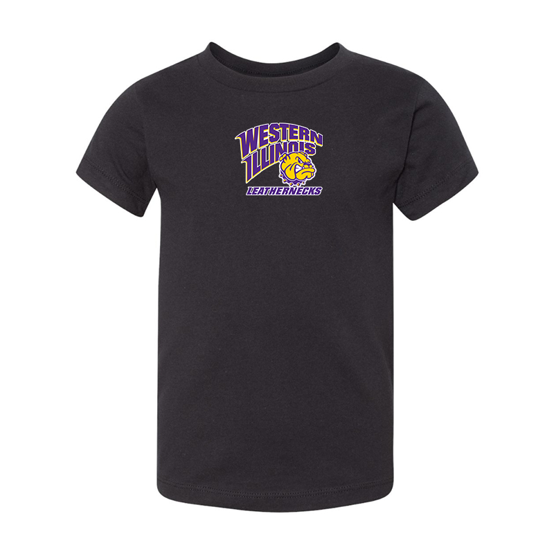 Western Illinois Leathernecks BELLA  CANVAS Toddler Jersey Tee