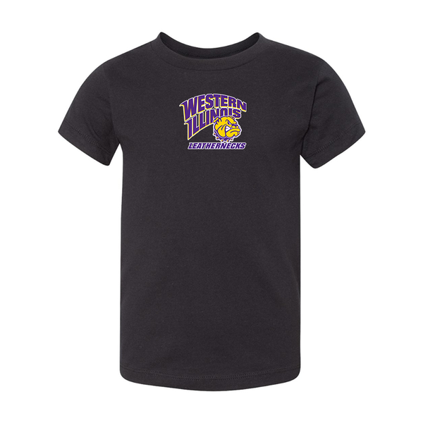 Western Illinois Leathernecks BELLA  CANVAS Toddler Jersey Tee