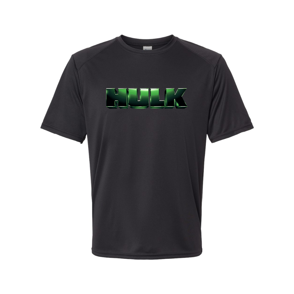 Youth Kids The Hulk Marvel Superhero Performance T-Shirt