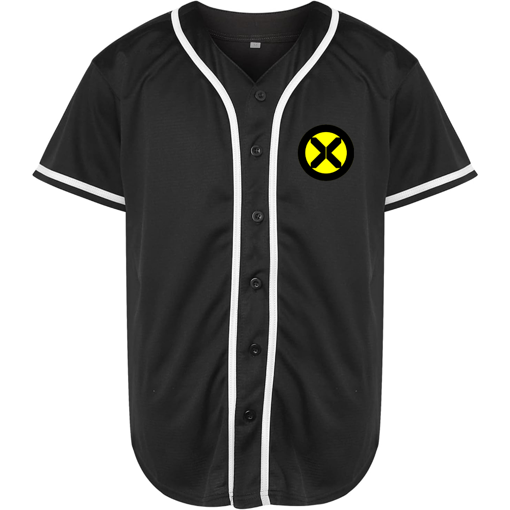 Men's X-Men Marvel Comics Superhero Baseball Jersey