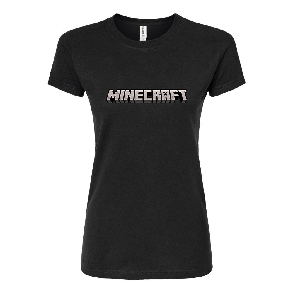 Women's Minecraft Game Round Neck T-Shirt