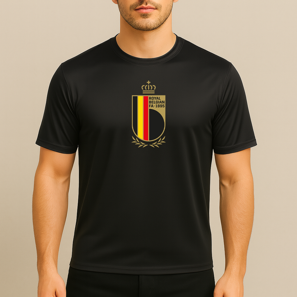 Men's Belgium National Soccer Team Polyester T-Shirt