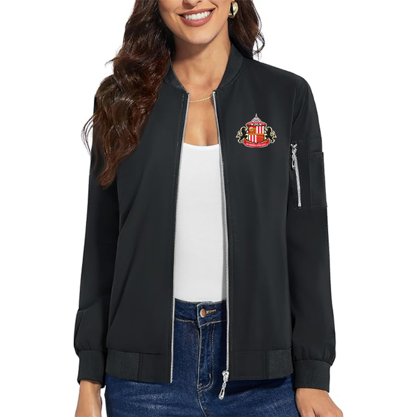 Women's Sunderland AFC Soccer  Premium Bomber Jacket Outerwear