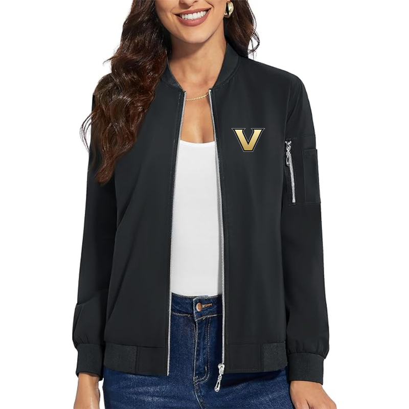 Women's  Vanderbilt Commodores Premium Bomber Jacket Outerwear