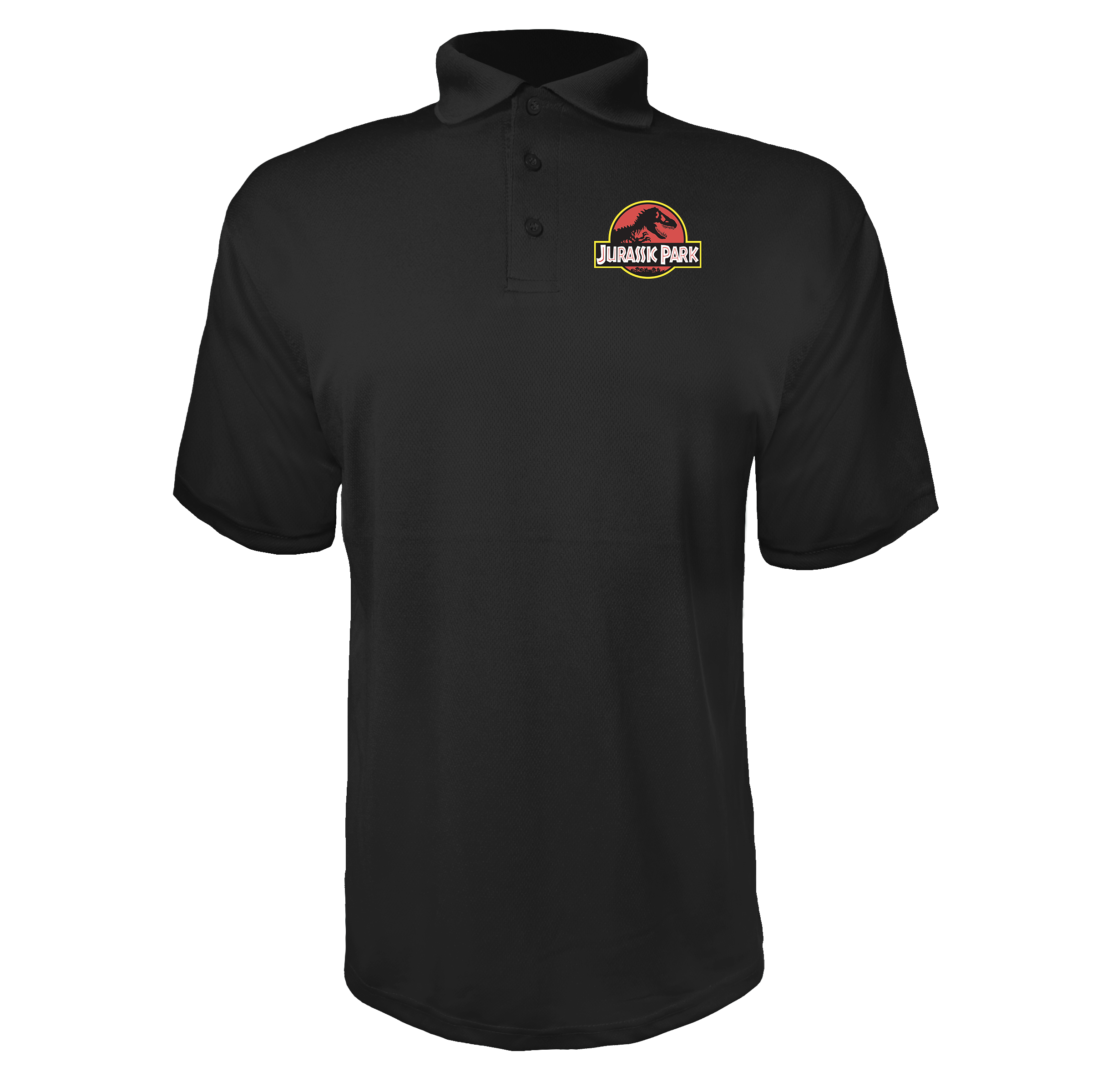 Men's Jurassic Park Movie Polyester Polo