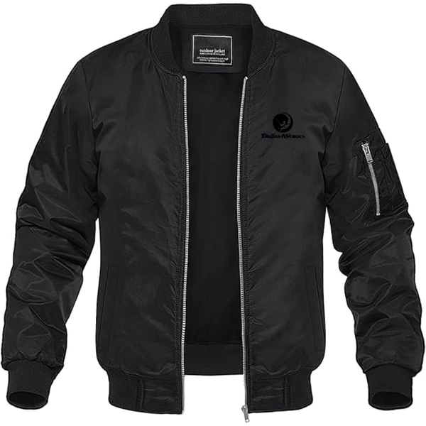 Men's  Dreamworks  Lightweight Bomber Jacket Windbreaker Softshell Varsity Jacket Coat