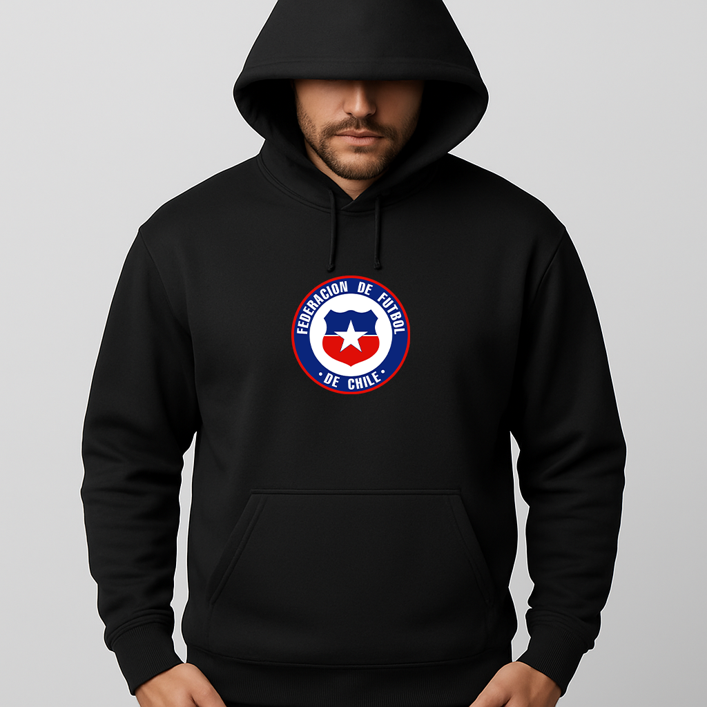 Men's Chile National Soccer Team  Pullover Hoodie