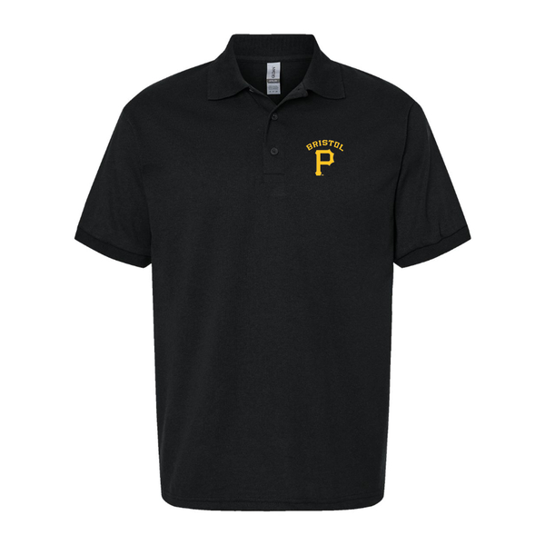 Men's Bristol Pirates  Logo Dry Blend Polo