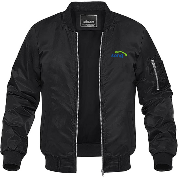 Men's Song Logo Lightweight Bomber Jacket