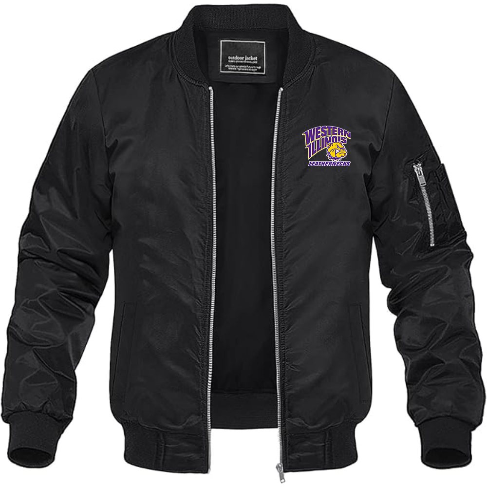 Men's Western Illinois Leathernecks Lightweight Bomber Jacket