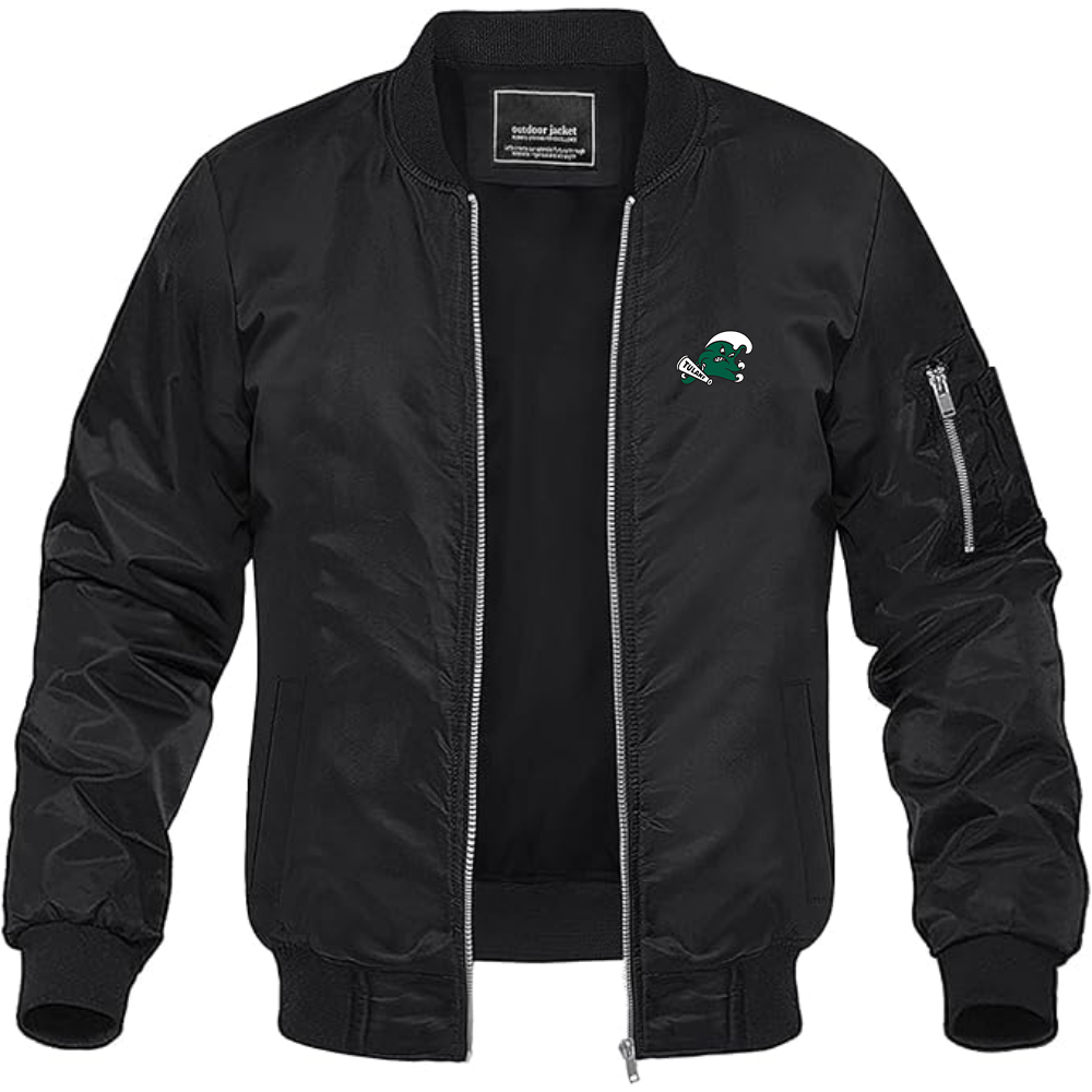 Men's Tulane Green Wave Logo Lightweight Bomber Jacket