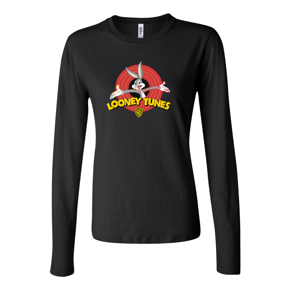 Women's Looney Tunes Warner Brothers Cartoon Long Sleeve T-Shirt