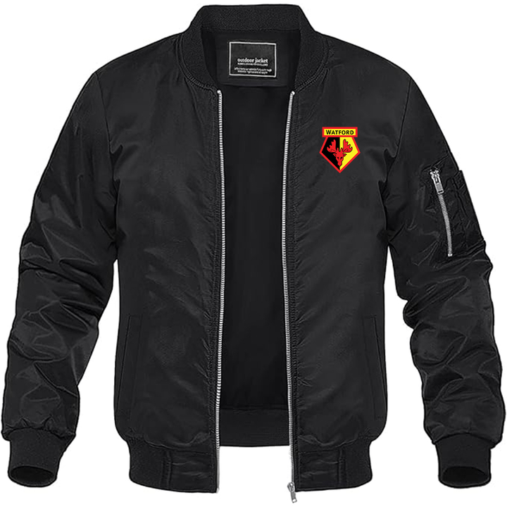 Men's Watford Soccer Lightweight Bomber Jacket