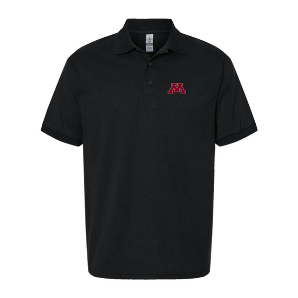 Men's Minnesota Golden Gophers Logo  Dry Blend Polo
