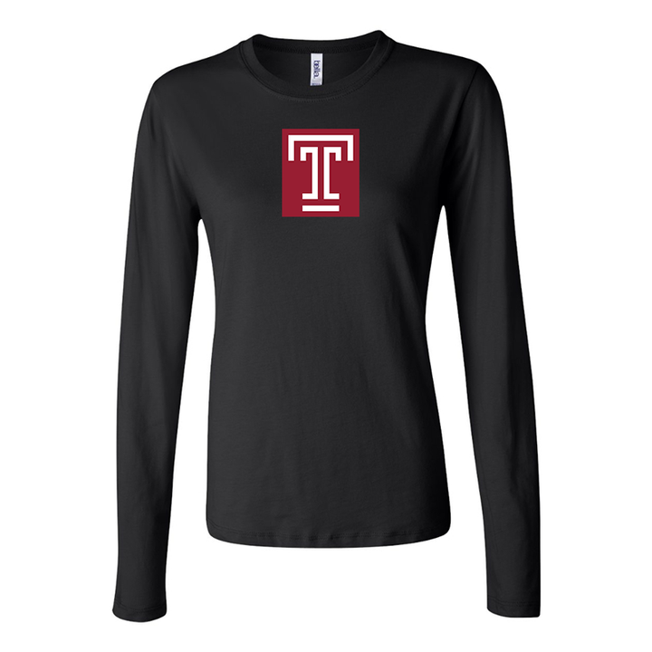Women’s Temple Owls Long Sleeve T-Shirt