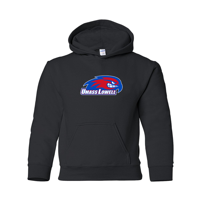 Youth  UMass Lowell River Hawks Gildan Heavy Blend  Hooded Sweatshirt