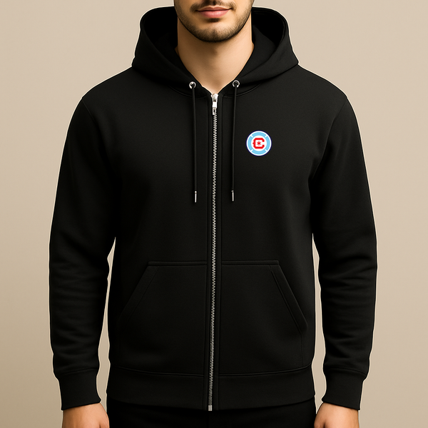 Men's Chicago Fire Soccer Zipper Hoodie