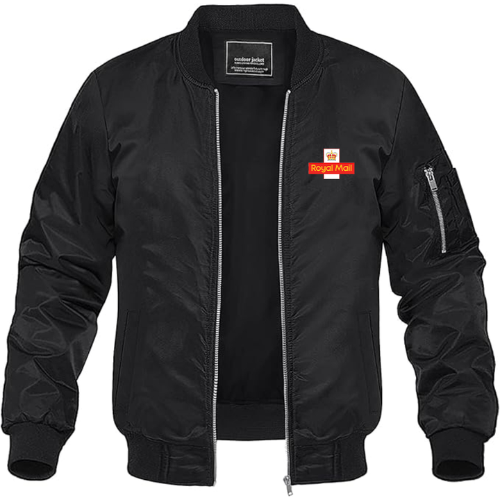 Men's Royal Mail Logo Lightweight Bomber Jacket