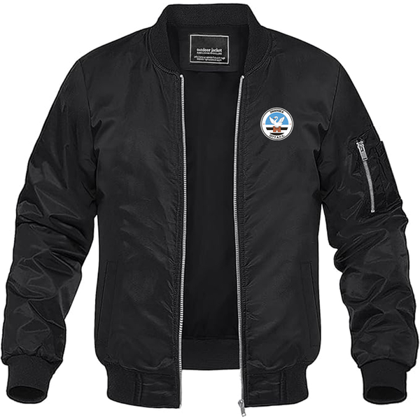 Men's  Swansea City Soccer  Lightweight Bomber Jacket Windbreaker Softshell Varsity Jacket Coat