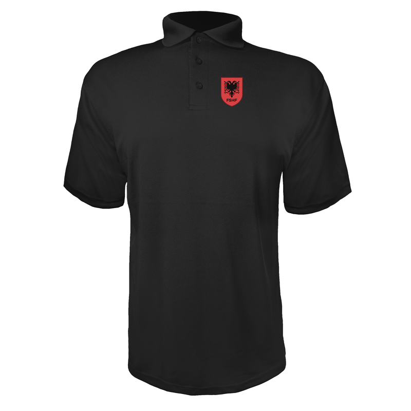 Men's Albania National Soccer Team Polyester Polo