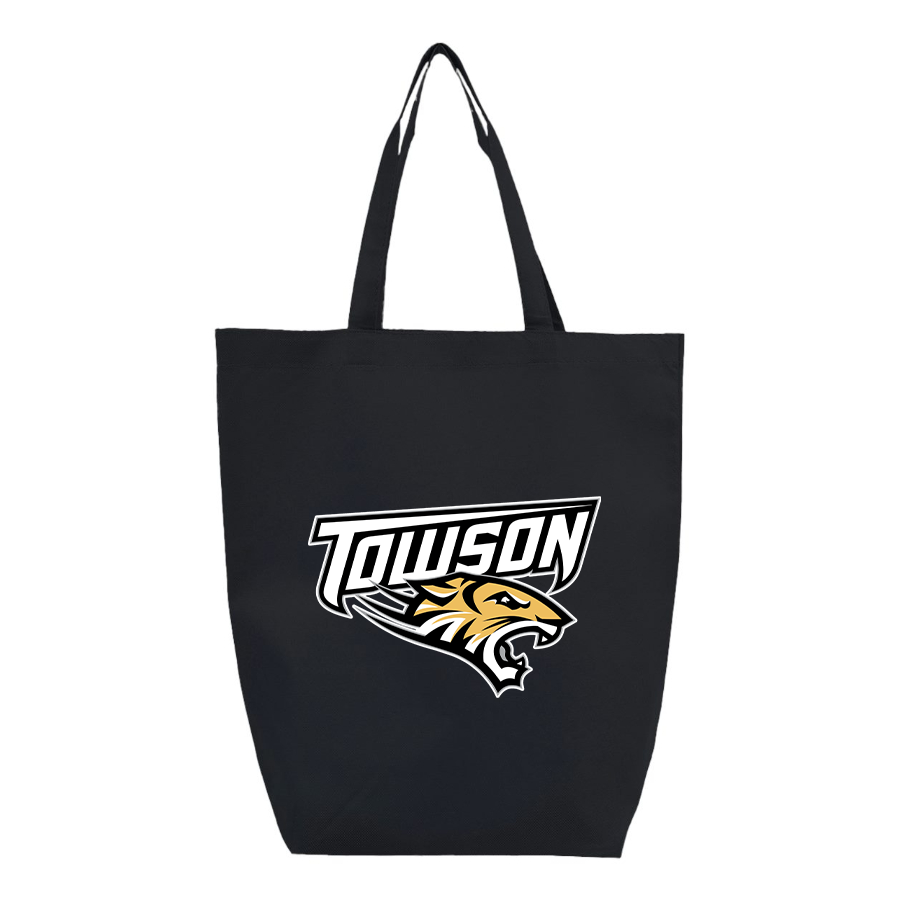 Towson Tigers Q-Tees Non-Woven Gusset Bottom Tote