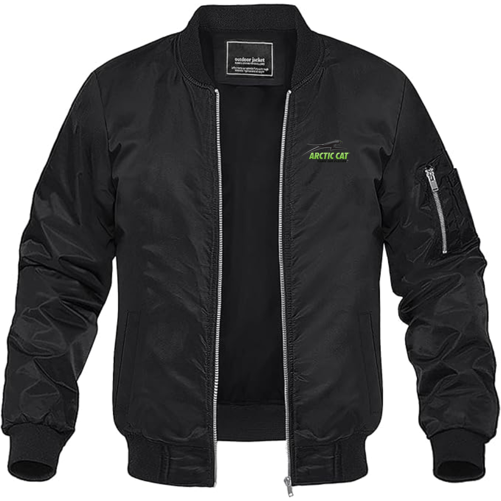 Men's Arctic Cat Logo Lightweight Bomber Jacket