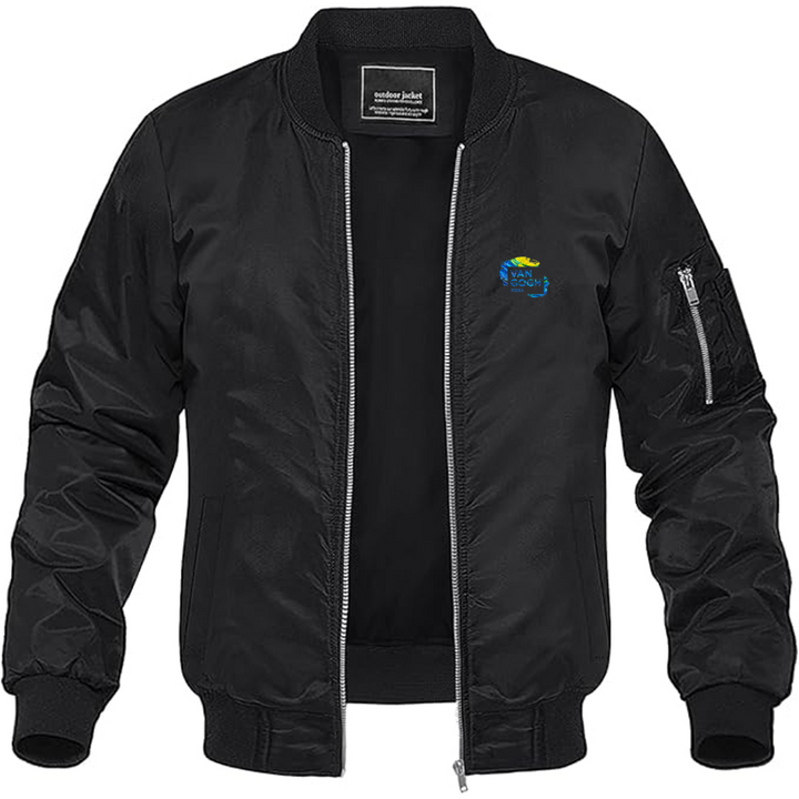 Men's Van Gogh Logo Lightweight Bomber Jacket