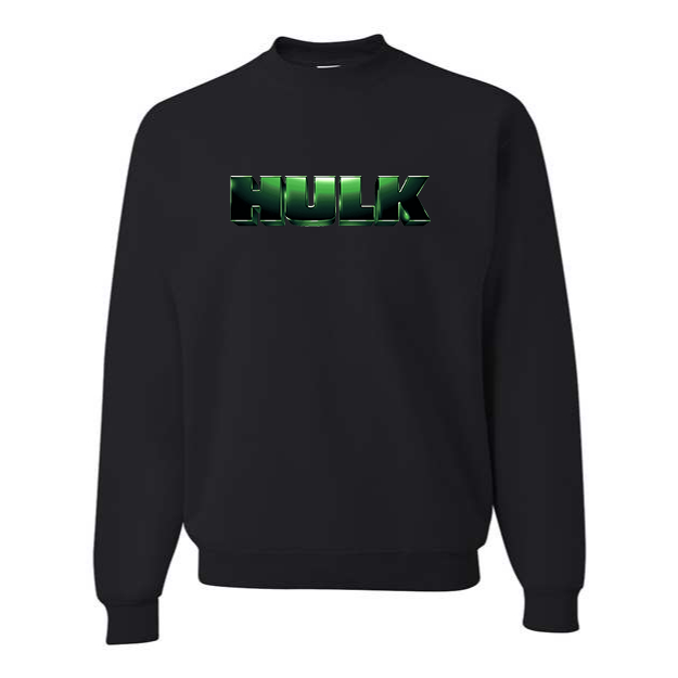 Men's The Hulk Marvel Superhero Crewneck Sweatshirt